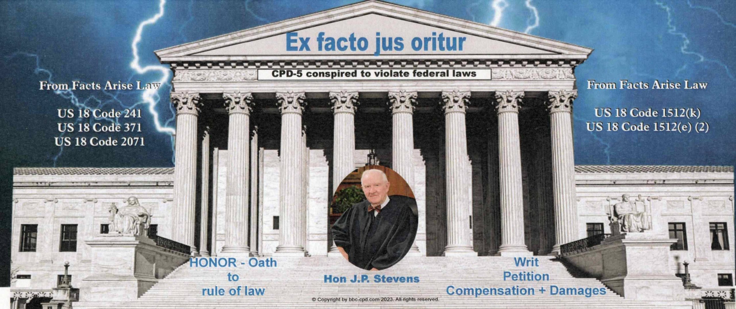 Legal page copy